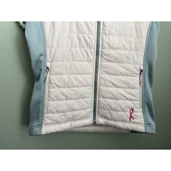 The North Face Women's S Mashup Breast Cancer Hooded Polyester-Fill Vest - Pink - Picture 3 of 9